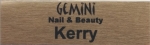 Gemini Nail & Beauty 45x15mm Gemini Nail & Beauty 45x15mm